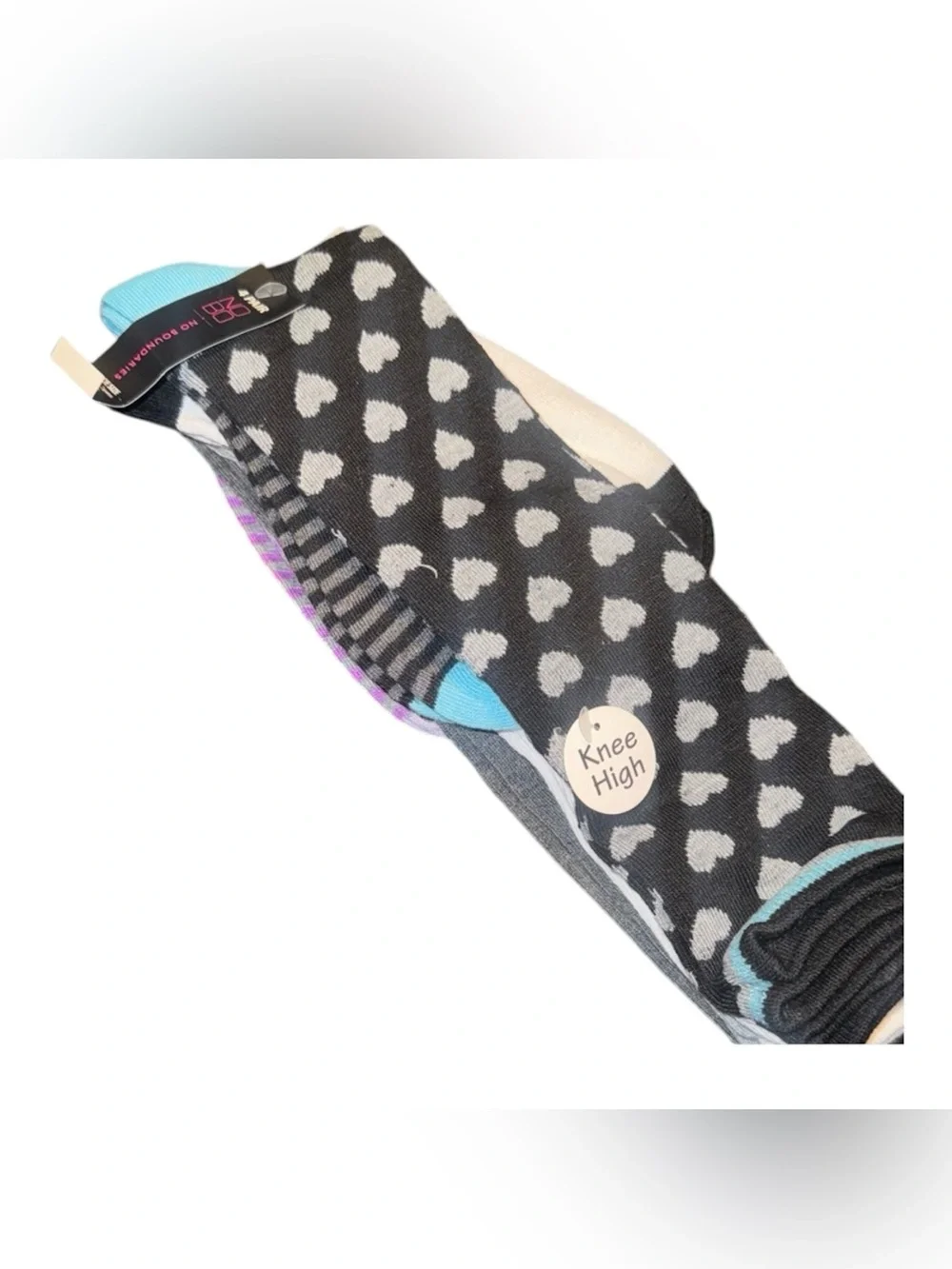 Women’s Knee High Socks Bundle of 4 Size 4-10